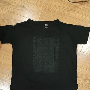 Old Navy Black Short Sleeve Tee